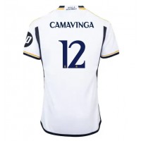 Real Madrid Eduardo Camavinga #12 Hjemmedrakt 2023-24 Kortermet